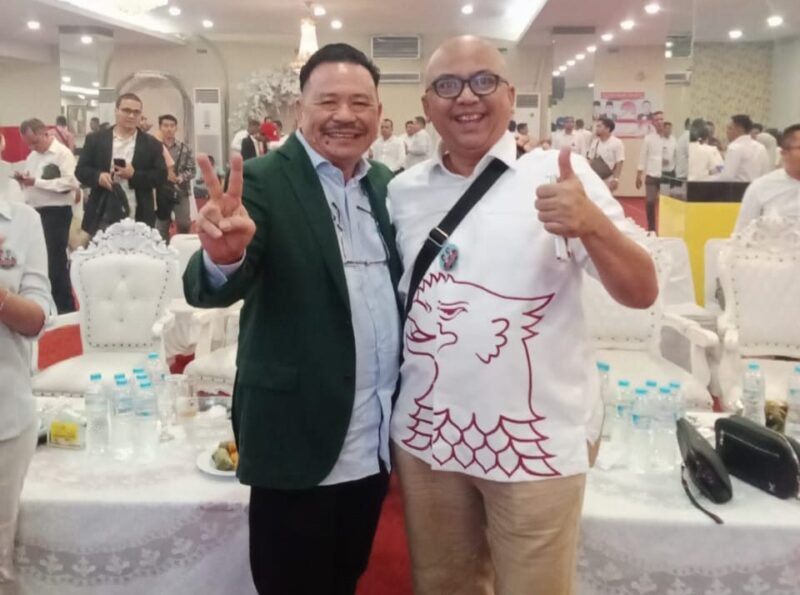 Otto Hasibuan mendukung advokat senior Hisar Tambunan di Pileg DPRD DKI Partai Gerindra dapil 5 Jakarta Timur. (Foto: Ist)