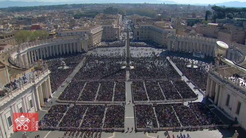Pemandangan Basilika St. Petrus, Vatikan, Roma. (Foto: Tangkapan layar YouTube Channel Vatican News)