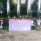 FMPB Sumatera Utara melakukan aksi unjuk rasa di depan gedung KPK, Rabu (3/1/2024). (Foto: Ist)