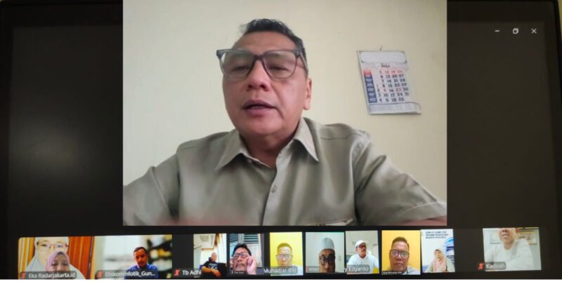 Zoom meeting, rapat virtual Panpel MHT Award dengan Diskominfotik Pemprov Daerah Khusus Jakarta