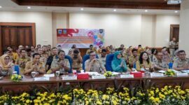 Kota Administrasi Jakarta Pusat pelaksanaan berlangsung secara virtual, di Ruang Serbaguna Besar, Kantor Wali Kota Jakarta Pusat, Jalan Tanah Abang I, Gambir, Rabu (28/5)