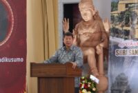 Hashim Djojohadikusumo saat menyampaikan sambutan. (Foto: okjakarta)