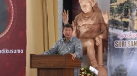 Hashim Djojohadikusumo saat menyampaikan sambutan. (Foto: okjakarta)