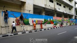 Kelurahan Petojo Selatan Kembali melakukan penataan kawasan di Jalan Petojo Enclek XIV, Kecamatan Gambir, Jakarta Pusat
