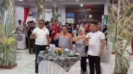 Germas dibuka langsung Asisten Administrasi dan Kesejahteraan Rakyat (Asminkesra) Sekko Administrasi Jakarta Pusat Reza Pahlevi, didampingi Kepala Rutan Kelas I Salemba Jakarta Pusat Fauzi Harahap