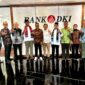 Pengurus Persatuan Wartawan Indonesia (PWI) Jaya mengadakan kunjungan silahturahmi dengan jajaran direksi Bank DKI