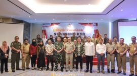 Wali Kota Administrasi Jakarta Pusat Dhany Sukma dengan stakeholder terkait, di salah satu hotel kawasan Kelurahan Gunung Sahari Utara, Kecamatan Sawah Besar,