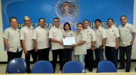 Ketua PWI Jaya Kesit B Handoyo pada kesempatan itu memperkenalkan jajaran pengurus Seksi Wartawan Olahraga (Siwo) Jaya 2024-2029, yang diketuai oleh Rialini 'Nonnie' Rering E.M.N. Siwo Jaya adalah salah satu badan fungsional dari KONI DKI Jakarta