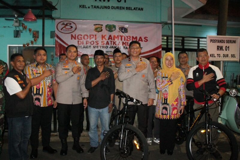 Ngopi Kamtibmas Warga Tanjung Duren Selatan Bersama Wakapolda, Warga Sampaikan Aspirasi