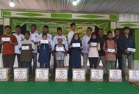 Sebanyak 128 anak yatim dan piatu dari wilayah RW 01 - RW 08, Kelurahan Duri Utara