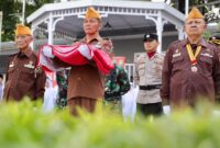 Pengibaran Bendera Merah Putih di Hari ke 2