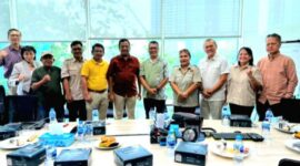 Pertemuan itu berlangsung di Parc Place Tower D, SCBD, Jakarta, Jumat