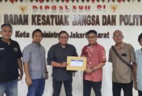 Reno Ketua Pokja PWI Walikota Jakpus beserta pengurus bersilaturahmi ke Kepala Suku Badan Kesbangpol Jakbar