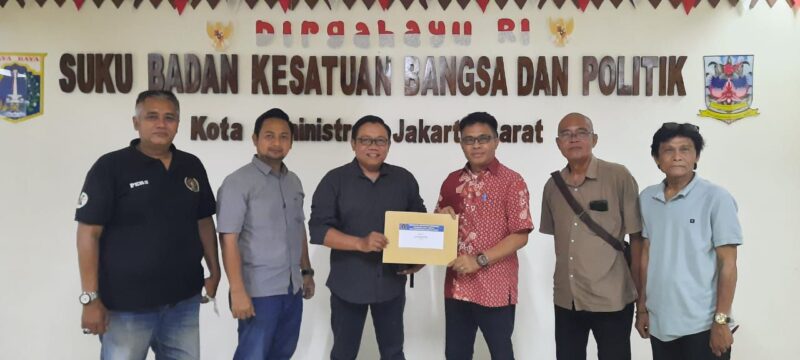 Reno Ketua Pokja PWI Walikota Jakpus beserta pengurus bersilaturahmi ke Kepala Suku Badan Kesbangpol Jakbar