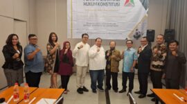 Deklarator Perhimpunan Ahli Hukum Konstitusi  Ferdian Sutanto, SH, MH.