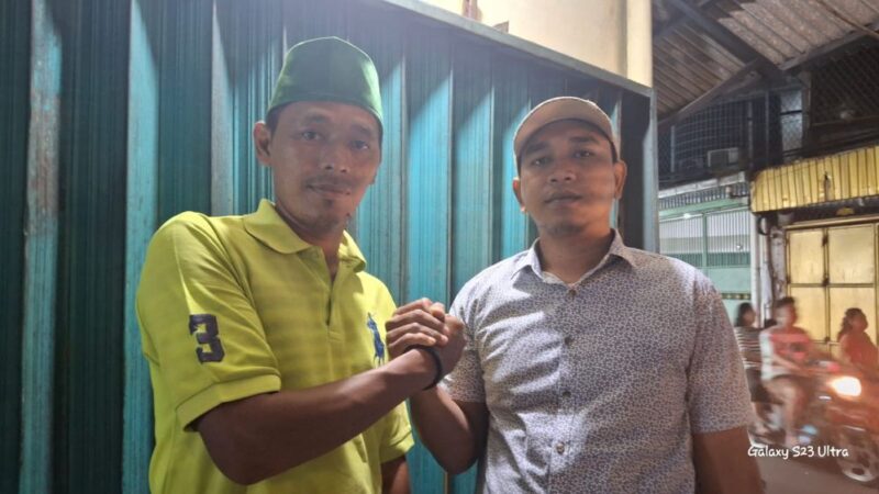 Perwakilan Ketua Simpul Hendra ( Ramos) dan Irwansyah.