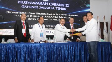 Sah, Sutrisno Negara Sianturi Terpilih Jadi Ketua Gapensi Jakarta Timur 2024-2029