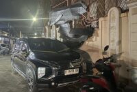 Foto: Mobil korban yang di Police Line 