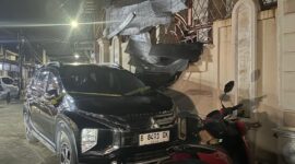 Foto: Mobil korban yang di Police Line 