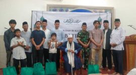  foto : kegiatan penuh berkah digelar DKM Masjid Baitul Atiq sebagai bentuk silaturahmi dengan sejumlah pejabat setempat,  tokoh berbagai ormas keagamaan dan juga anak yatim
