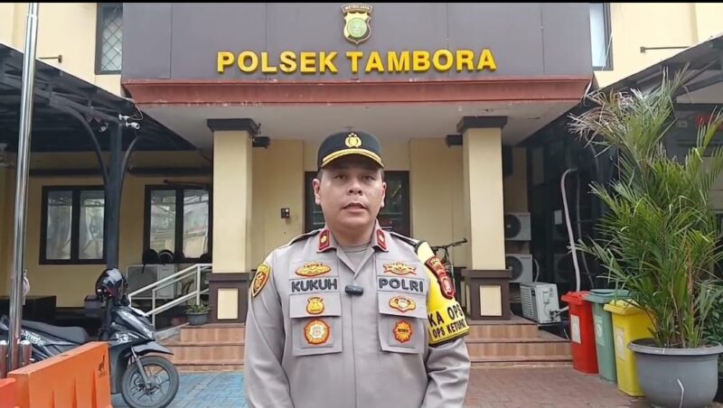 Foto: Kapolsek Tambora M. Kukuh Islami tidak teloransi kepada pelaku tindak kejahatannya di wilayah hukum nya.