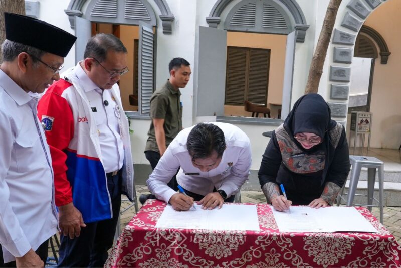 Foto: Wali Kota Administrasi Jakarta Pusat  Arifin mengatakan, hadirnya Kafe Difabis Coffee and Tea tidak sekadar membuka lapangan pekerjaan