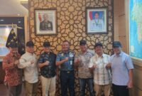 Foto: Kesit B Handoyo, didampingi jajaran pengurus harian, melakukan audiensi dengan Panglima Komando Armada Republik Indonesia (Koarmada RI), Laksamana Madya TNI Denih Hendrata. Pertemuan berlangsung di Markas Komando Armada RI, Gunung Sahari
