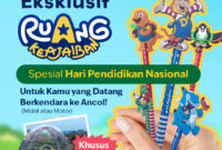 Ancol Bagikan Merchandise Eksklusif di Hari Pendidikan Nasional 2025, Rabu (2/5/25). Foto: (Doc/Istimewa).