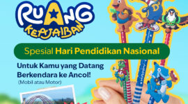 Ancol Bagikan Merchandise Eksklusif di Hari Pendidikan Nasional 2025, Rabu (2/5/25). Foto: (Doc/Istimewa).
