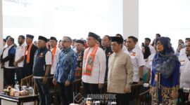 Foto: Walikota Administrasi Jakarta Pusat Arifin mendampingi Gubernur DKI Jakarta Pramono Anung