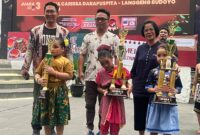 3 perai piala, Lomba Tari Kreasi Nusantara di Provinsi Daerah Istimewa Jogjakarta Terselenggara Dengan Sukses