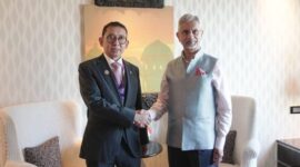 Menteri Kebudayaan Fadli Zon pertemuan bilateral dengan Menteri Urusan Luar Negeri India