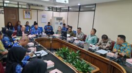 Ketua PWI Jaya kesit bersama Panitia Fun Bike Rapat bersama Pemkot Jakpus 