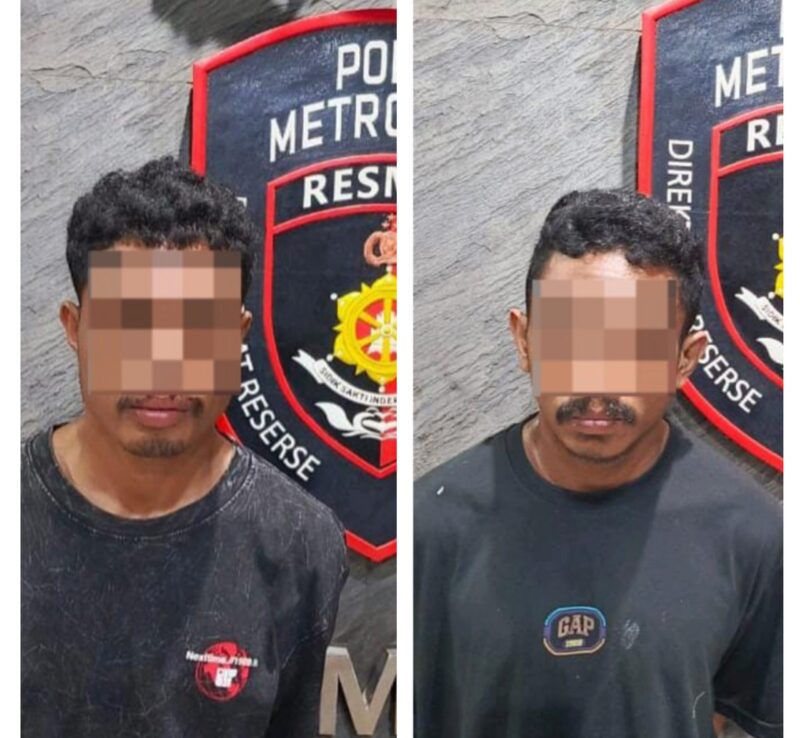 Polisi Tangkap Dua Pria Penipu Bermodus Debt Collector di Jatinegara. Foto: (Dok/PMJ/Kolase).