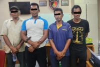 Aksi Premanisme Resahkan Warga Jakarta, Empat Penarik Parkir Ilegal Ditangkap Polisi. Foto: (Dok-PolresJakpus).