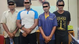 Aksi Premanisme Resahkan Warga Jakarta, Empat Penarik Parkir Ilegal Ditangkap Polisi. Foto: (Dok-PolresJakpus).