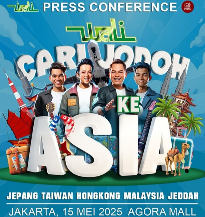 WALI Umumkan “ASIA TOUR 2025” Lewat Press Conference di Jakarta. Foto: (Dok - Ig@wali.carijodohkeasia)