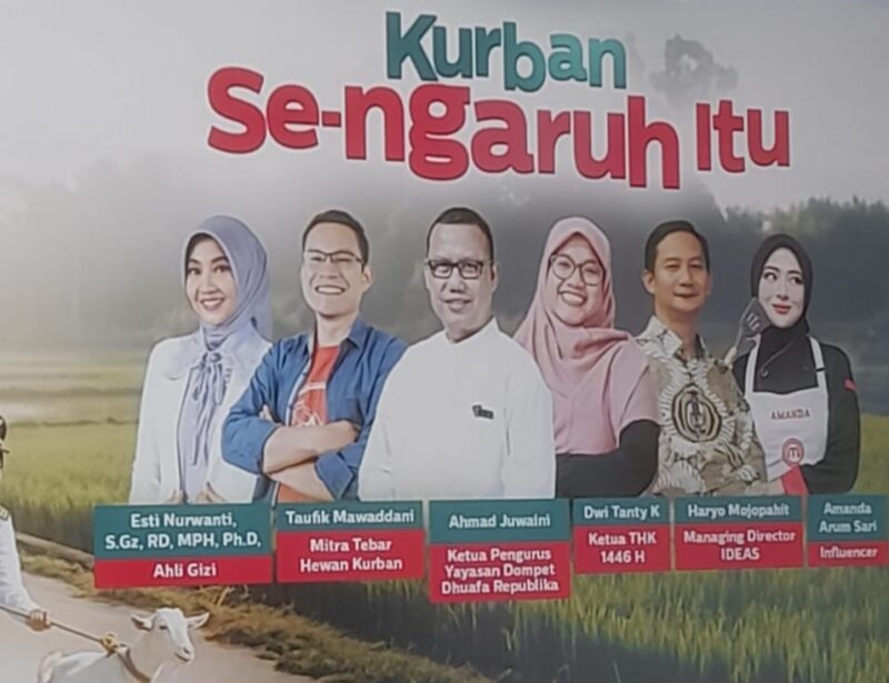 Dompet Dhuafa Usung Tema “Kurban Se-Ngaruh Itu”, Dorong Pemerataan Daging dan Kemandirian Peternak Lokal. Foto: (Dok - Fhm/Okj).