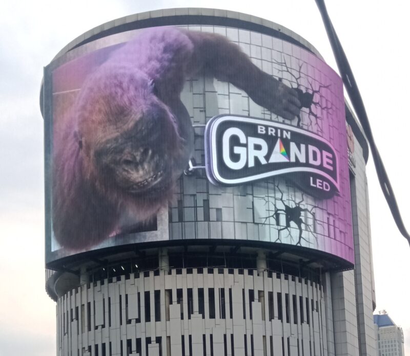 BRIN Grande LED di Gatot Subroto. Foto: (Dok - Fhm/Okj).