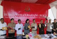 Foto: Sesaat Sebelum Proses Pemusnahan Barang Bukti di Halaman Kejaksaan Negeri Jakarta Timur, Selasa (27/5/25). (Dok/Fhm/Okj).