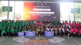 Sinergi TNI-Polri Terjalin Lewat Laga Persahabatan Voli di Blitar