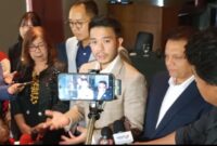 Foto: Kuasa Hukum Vidi Aldiano, Yakub Hasibuan saat Konferensi Pers di Jakarta, Minggu (15/6)