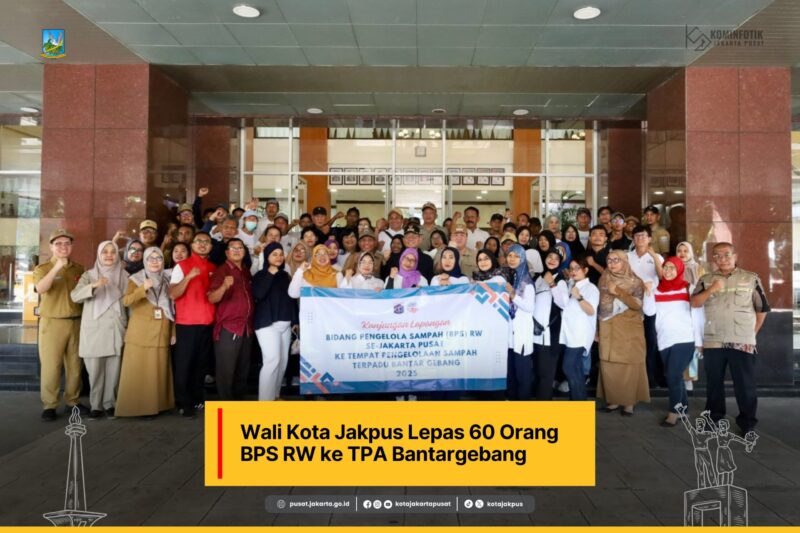 Pemkot Jakpus Kirim Pengelola Sampah RW Belajar ke Bantargebang