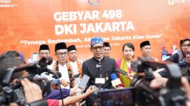 (Peci Biru) General Manager PLN UID Jakarta Raya, Moch. Andy Adchaminoerdin menyampaikan bahwa kado Hari Ulang Tahun Jakarta, PLN memberikan diskon tambah daya 50% Gebyar 498 DKI Jakarta dalam acara Launching Promo Tambah Daya 50% Gebyar 498 DKI Jakarta di Kantor PLN UID Jakarta Raya (19/06).