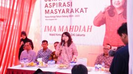 Wakil Ketua DPRD DKI Jakarta Imah Mahdia Serap Aspirasi Warga di Glodok dan Mangga Besar.