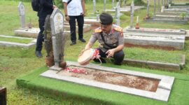 Kakorsabhara Baharkam Polri, Pimpin Tabur Bunga Di Taman Makam Pemuliaan Bogor dalam rangka Hari Bhayangkara ke 79