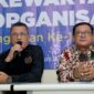 Ketua PWI Jaya Kesit Budi Handoyo bersama Sekertaris PWI Jaya Arman Suparman SH, MH.