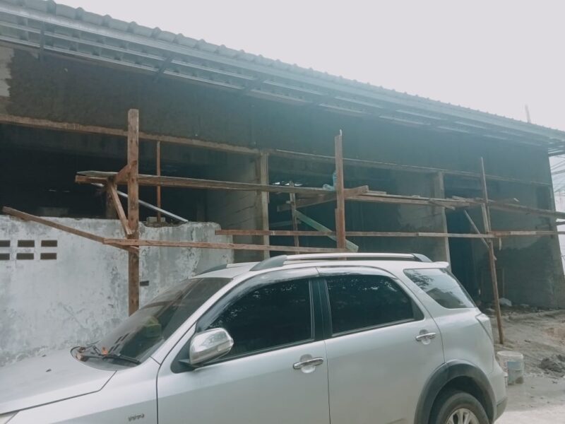 Foto: Bangunan diduga tanpa izin atau PBG di Jl. Swadaya V No. 1684 RT.03/06 Kel. Wijaya Kusuma Kec. Grogol Petamburan Jakarta Barat.