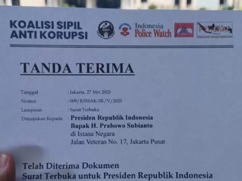 Surat terbuka untuk Presiden Prabowo 