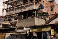Bangunan bermasalah di Jalan Rawa Selatan IV, RT 017 RW 03,